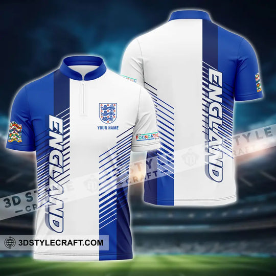 Unisex Shirt - Custom Name England Euro 2024 Shirt style option 3