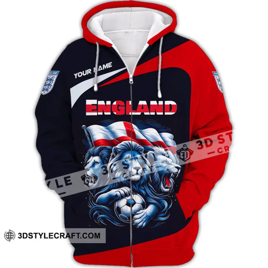 Unisex Shirt, Custom Name England Football Shirt Shirt, England Football Polo Long Sleeve, Soccer Lover Shirt style option 4