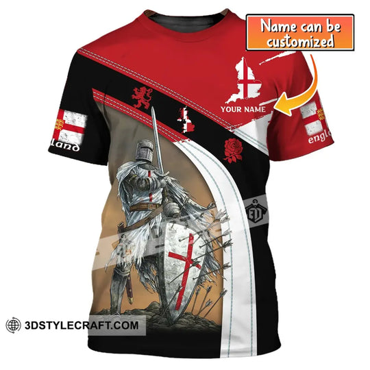 Unisex Shirt, Custom Name England Shirt, England Knight, English Hoodie, Gift for English style option 1