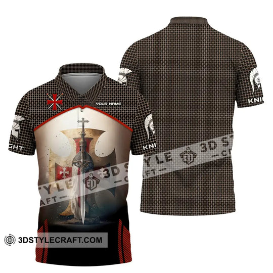 Unisex Shirt, Custom Name England Knight Polo Shirt, England Knight Polo T-Shirt style option 3