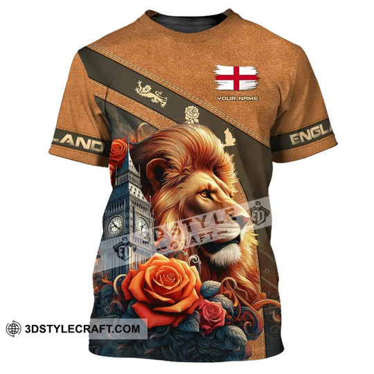 Unisex Shirt, Custom Name England Shirt, England Love Polo Long Sleeve Shirt, English Shirt style option 2