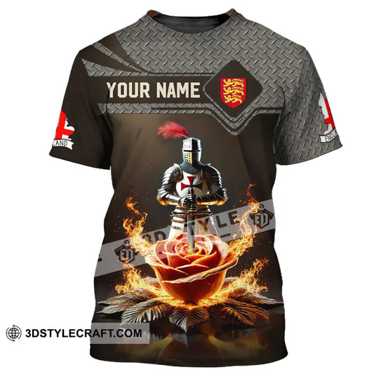 Unisex Shirt, Custom Name England Shirt, England Lover Gift style option 2
