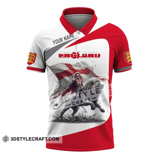 Unisex Shirt, Custom Name England Shirt, England Polo Long Sleeve, English Gift style option 4