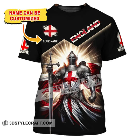 Unisex Shirt, Custom Name England Shirt, England Polo Long Sleeve Shirt, English T-Shirt style option 2