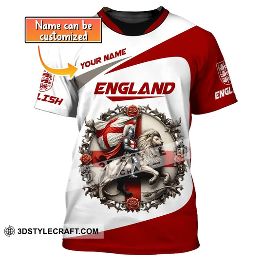 Unisex Shirt, Custom Name England T-Shirt, England Pride Shirt, England Gift style option 1
