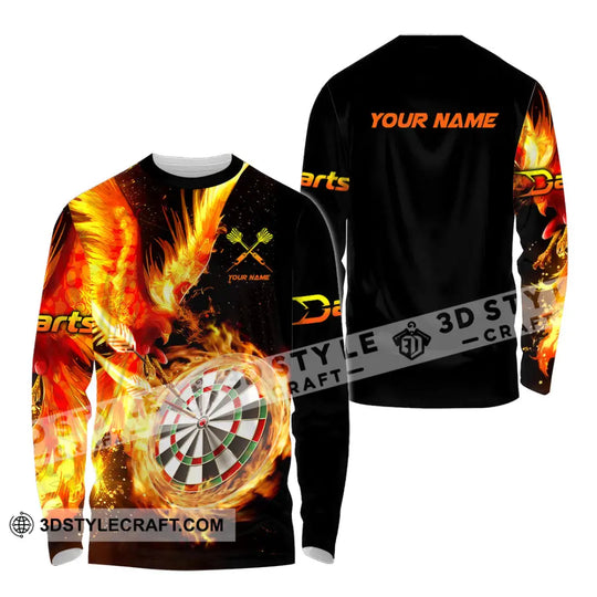 Unisex Shirt - Custom Name Fire Darts Sport Shirt style option 4