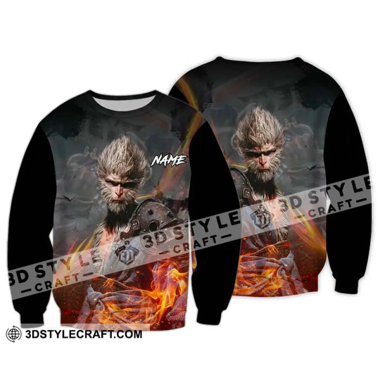 Unisex Shirt - Custom Name Fire Wukong Shirt style option 4