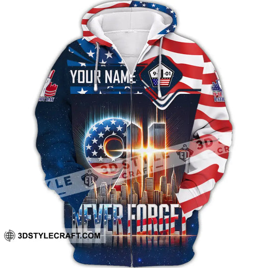 Unisex Shirt, Custom Name Firefighter Shirt, Firefighter Memorial Shirt, 911 Memorial Shirt style option 3