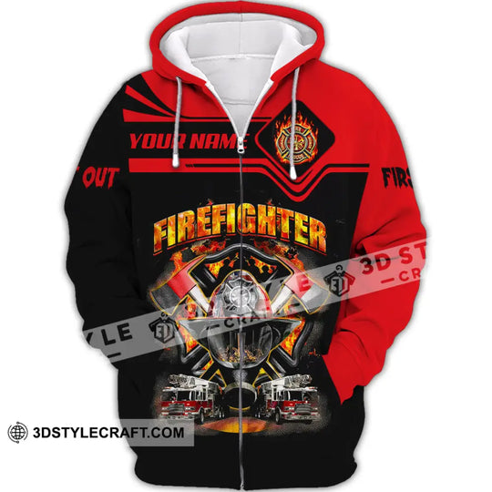 Unisex Shirt, Custom Name Firefighter Shirt, Firefighter Memorial Shirt, Fallen Firefighters 911 Memorial style option 3