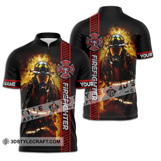 Unisex Shirt - Custom Name Shirt, Firefighter Patriot Day 911 style option 2