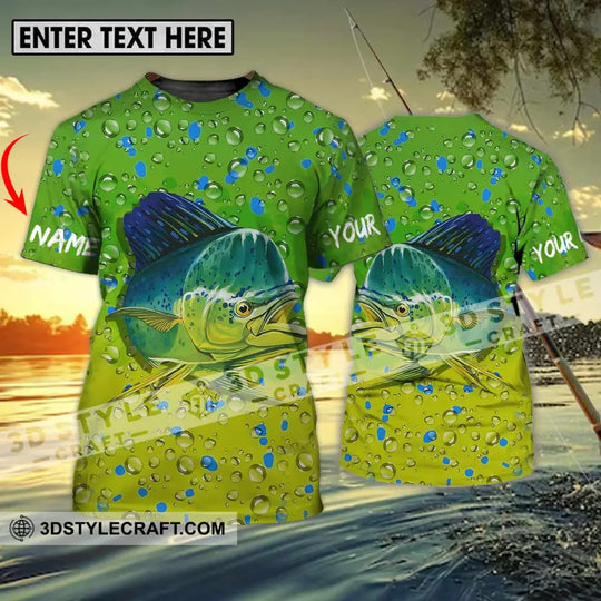 Unisex Shirt - Custom Name Fishing Shirt, Big Sea Fish style option 1