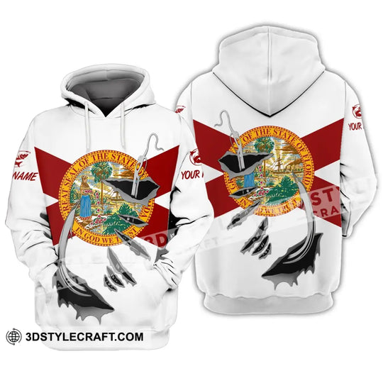 Unisex Shirt - Custom Name Fishing Florida Shirt style option 3