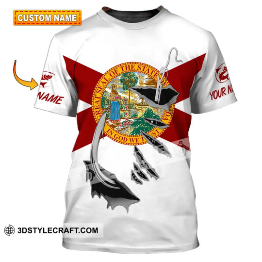 Unisex Shirt - Custom Name Fishing Florida Shirt style option 1
