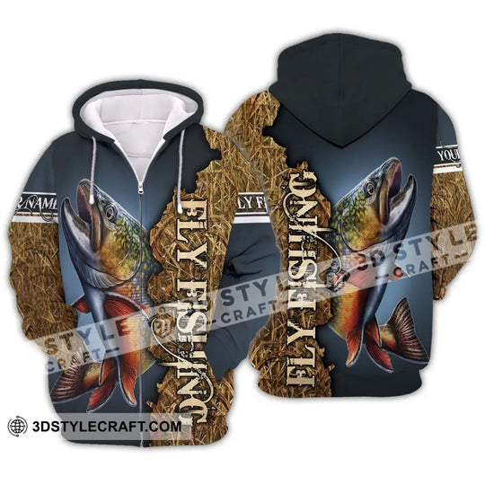 Unisex Shirt - Custom Name Fishing Shirt, Fly Fishing style option 2