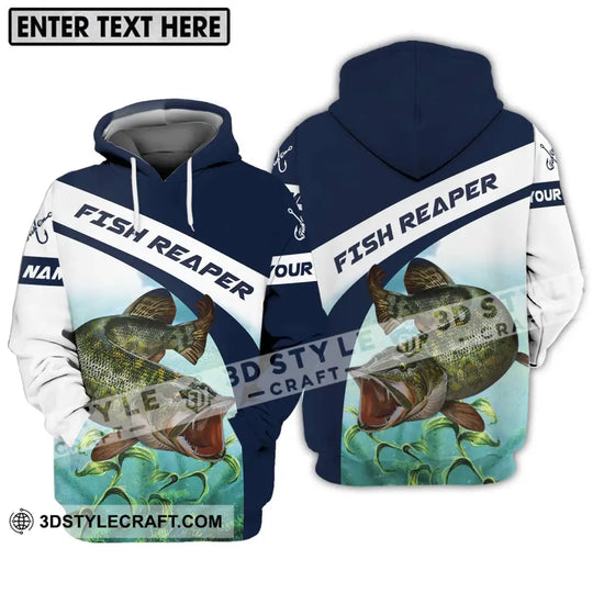Unisex Shirt - Custom Name Fishing Lover Shirt, Fish Reaper style option 3