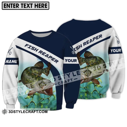 Unisex Shirt - Custom Name Fishing Lover Shirt, Fish Reaper style option 4