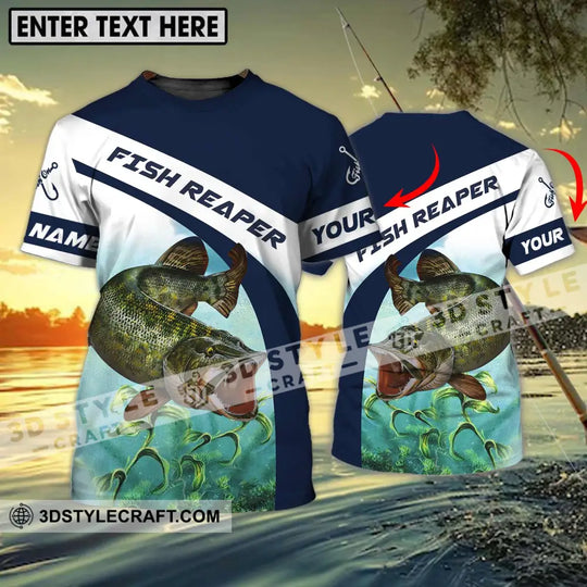 Unisex Shirt - Custom Name Fishing Lover Shirt, Fish Reaper style option 1