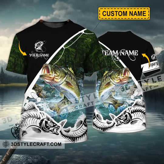 Unisex Shirt - Custom Name Fishing Lover Shirt, Hooking style option 1