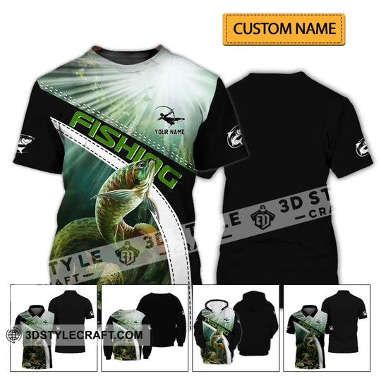 Unisex Shirt - Custom Name Fishing Lover Shirt style option 2