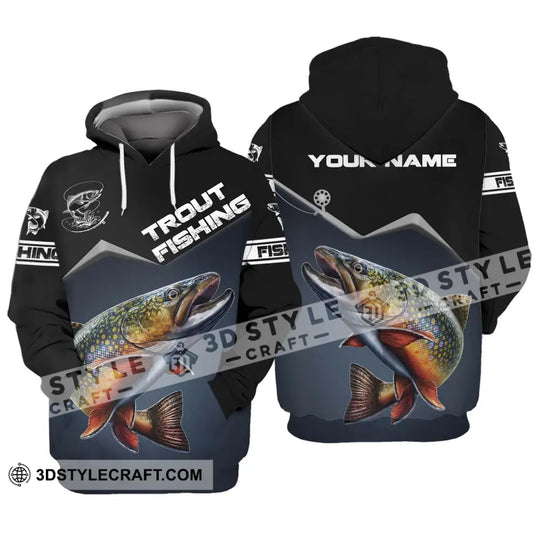 Unisex Shirt - Custom Name Fishing Shirt Trout Fishing style option 3