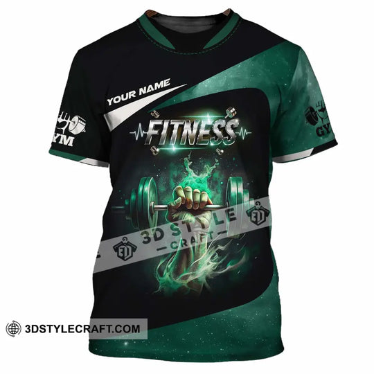 Unisex Shirt, Custom Name Fitness Shirt, Gym Lover Gift style option 2