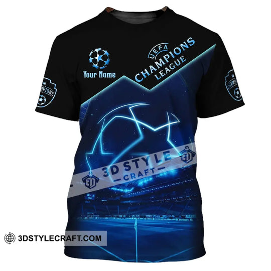 Unisex Shirt, Custom Name Football T-Shirt, UEFA Shirt, Gift for Football Lover style option 2