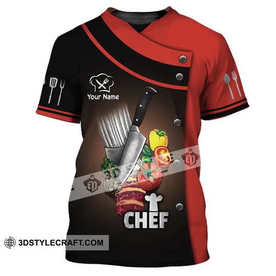 Unisex Shirt, Custom Name Shirt for Chef, Shirt for Chefs, Chef Apparel, Chef T-shirt style option 2
