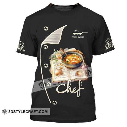 Unisex Shirt - Custom Name Shirt For Chef - Cooking Recipe style option 2