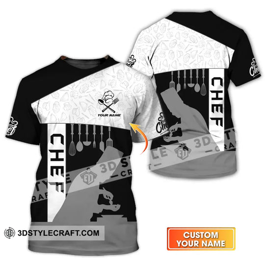 Unisex Shirt - Custom Name Shirt For Chef, Master Chef style option 1