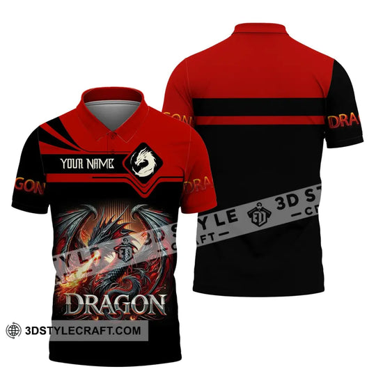 Unisex Shirt, Custom Name Shirt for Dragon Lover, Dragon T-Shirt Hoodie Long Sleeve Shirt style option 4