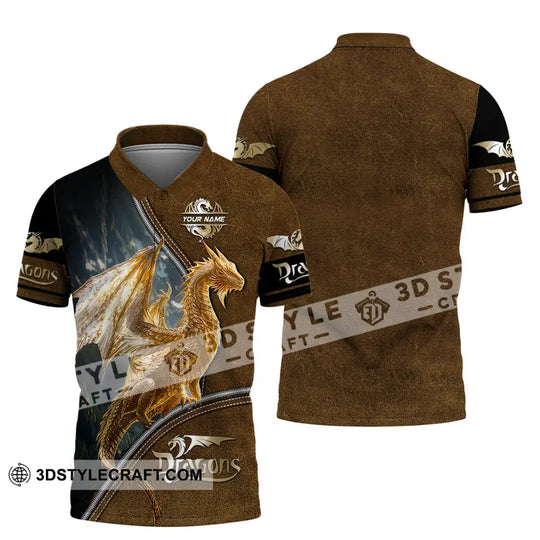 Unisex Shirt, Custom Name Shirt for Dragon Lover, Dragon T-Shirt Hoodie Long Sleeve Shirt style option 4