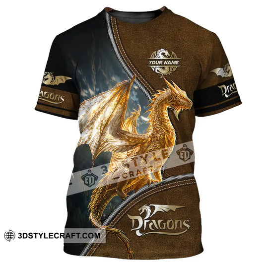 Unisex Shirt, Custom Name Shirt for Dragon Lover, Dragon T-Shirt Hoodie Long Sleeve Shirt style option 2