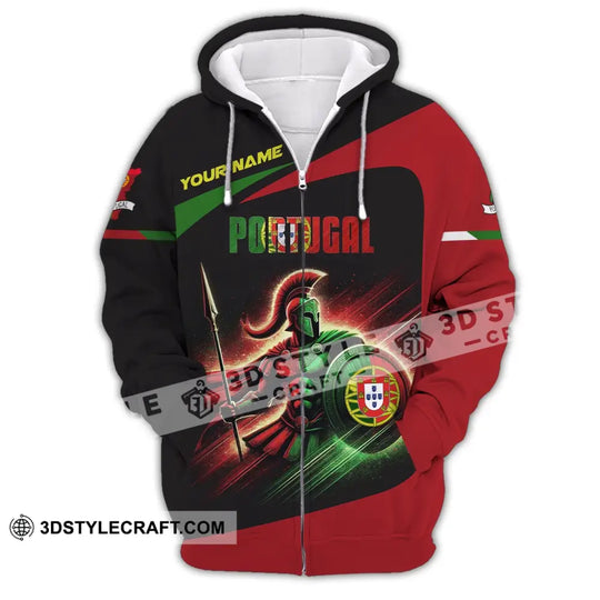 Unisex Shirt, Custom Name Shirt for Portugal Lover, Portugal T-Shirt Hoodie Long Sleeve Shirt style option 3