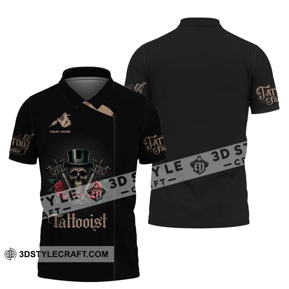 Unisex Shirt Custom Name For Tattooist Tattoo Artist Gift Polo / S T-Shirt