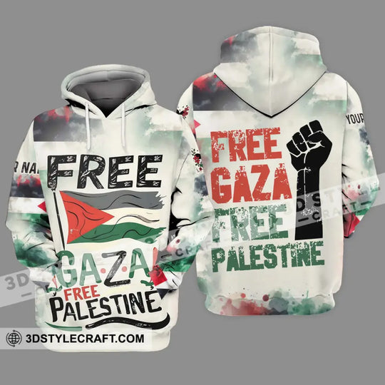 Unisex Shirt - Custom Name Shirt, Free Gaza Free Palestine style option 3