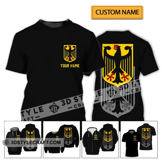 Unisex Shirt - Custom Name Shirt - Germany All Over Style Name Shirt style option 2