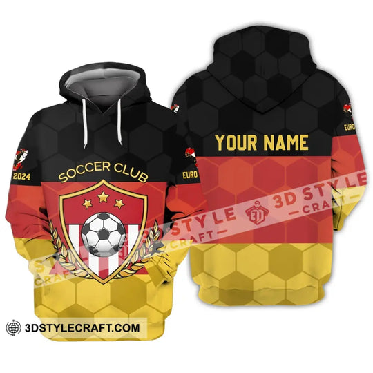 Unisex Shirt - Custom Name Shirt, Germany Flag Color And Icon style option 3