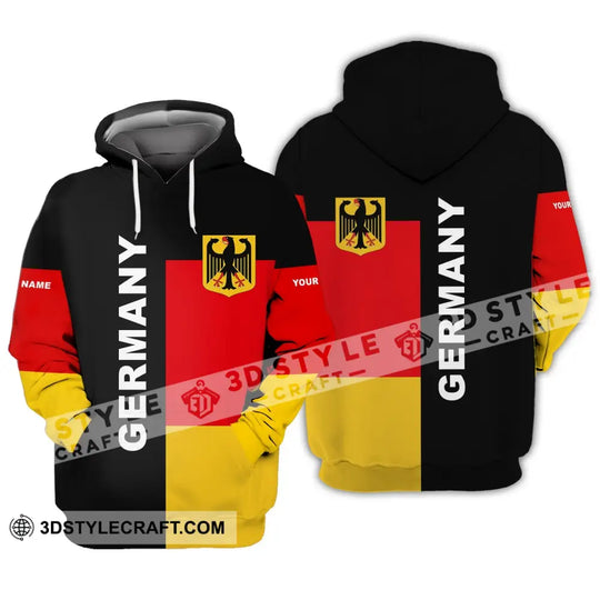 Unisex Shirt - Custom Name Shirt - Germany Flag Shirt style option 3