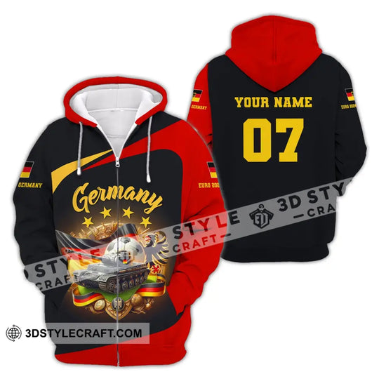 Unisex Shirt, Custom Name Germany Football Shirt, Germany Football Polo Long Sleeve, Soccer Lover Shirt style option 4