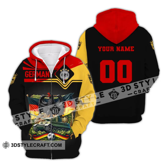 Unisex Shirt, Custom Name Germany Football Shirt, Germany Football Polo Long Sleeve, Soccer Lover Shirt style option 4