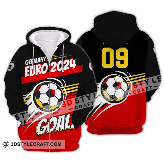Unisex Shirt - Custom Name Shirt, Germany National Team Euro 2024 Goal! style option 2