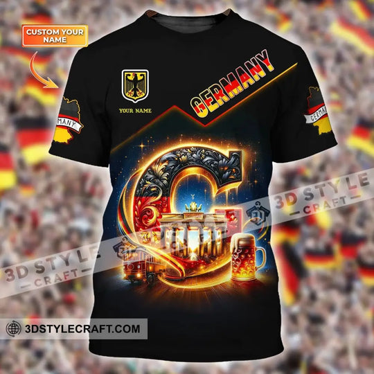 Unisex Shirt, Custom Name Germany T-Shirt, German Shirt, German Lover Gift style option 2