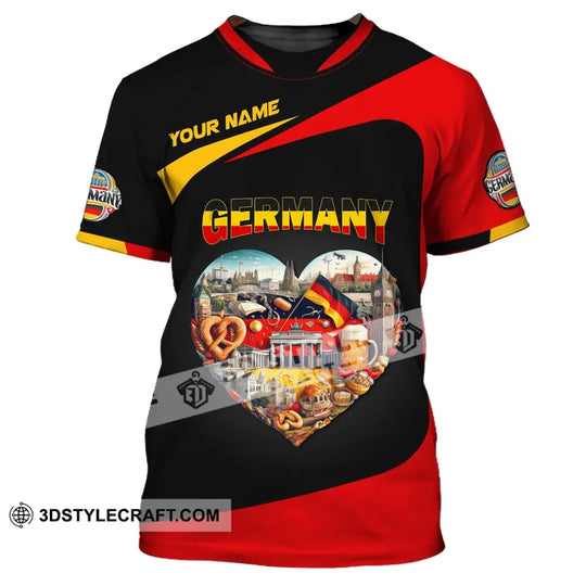 Unisex Shirt, Custom Name Germany T-Shirt, German Polo Shirt, Germany Love Shirt style option 3