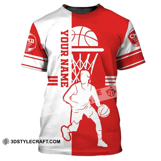 Unisex Shirt - Custom Name Shirt - Gift For Basketball Player, Custom Name Basketball Star Shirt style option 2