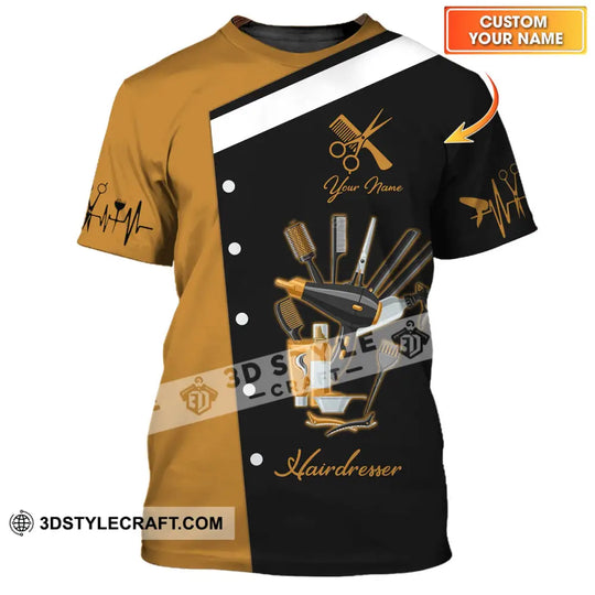 Unisex Shirt - Custom Name Shirt - Gift For Hairdresser style option 1