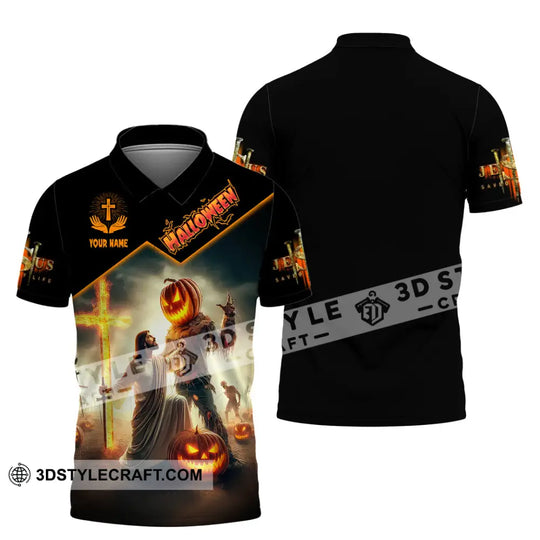Unisex Shirt, Custom Name God Shirt, Halloween T-Shirt, Gift for Halloween style option 3