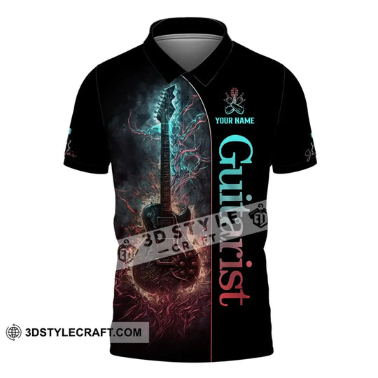 Unisex Shirt, Custom Name Guitarist Shirt, Guitar Lover Gift style option 4
