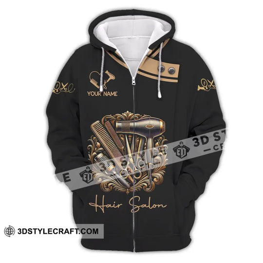 Unisex Shirt - Custom Name Hair Stylist Shirt style option 3