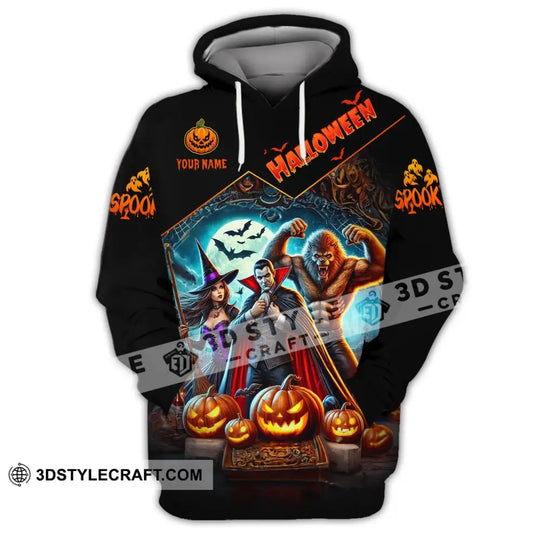 Unisex Shirt - Custom Name Shirt Halloween Spooky style option 2