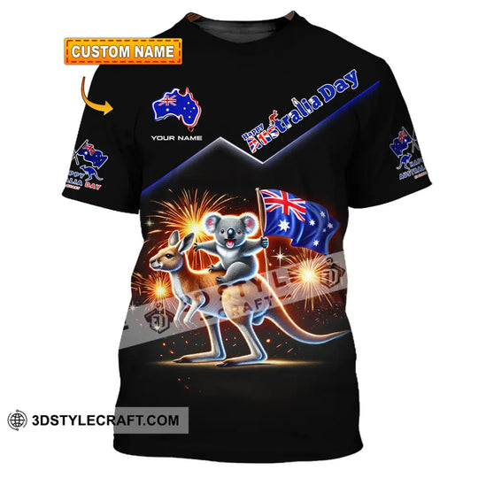 Unisex Shirt, Custom Name Happy Australia Day Shirt, Australia Lover Gift style option 1